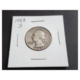 1943 S Washington Quarter