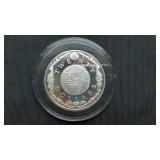 1985 $20 "Gold Doubloon of 1702" Fm BVI 925 Silver