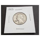 1942 Washington Quarter