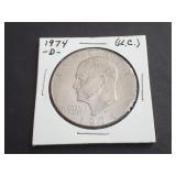1974 D Eisenhower Dollar