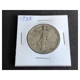 1935 Walking Liberty Half Dollar