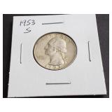 1953 S Washington Quarter