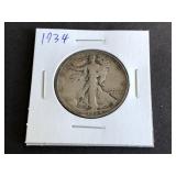1934 Walking Liberty Half Dollar