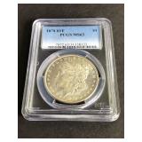 1878 8TF Morgan Silver Dollar PCGS MS63