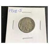 1928 S Buffalo Nickel