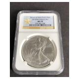 2013 (W) Silver Eagle Struck West Point NGC MS70