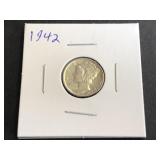 1942 Mercury Dime