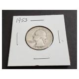 1953 Washington Quarter