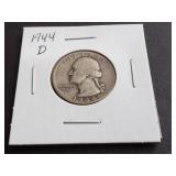 1944 D Washington Quarter