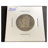 1835 Capped Bust Quarter