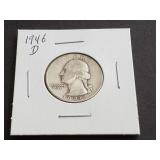 1946 D Washington Quarter