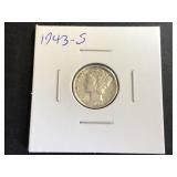 1943 S Mercury Dime
