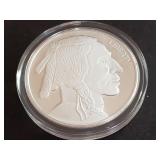 Buffalo Nickel Style 1 Ounce .999 Silver