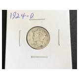 1924 D Mercury Dime
