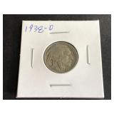 1938 D Buffalo Nickel
