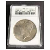 1922 Peace Silver Dollar DDR VAM-3 ANACS MS62