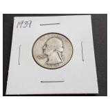 1939 Washington Quarter
