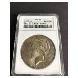 1926 Peace Silver Dollar DDR VAM-2 ANACS MS63