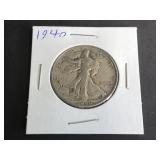1940 Walking Liberty Half Dollar