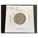 1935 S Buffalo Nickel