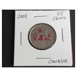 2009 25 Cents from Canada "Women