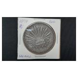 1891 Pi MR Peso From Mexico 90.30% Silver