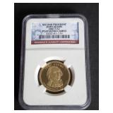 2007 S John Adams Dollar NGC PF69 Ultra Cameo
