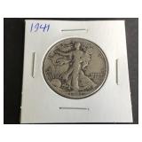1941 Walking Liberty Half Dollar