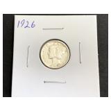 1926 Mercury Dime