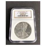 2002 W American Silver Eagle NGC PF70 Ultra Cameo