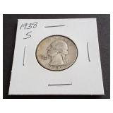 1938 S Washington Quarter