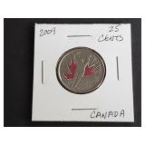 2009 25 Cents from Canada "Men