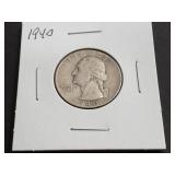 1940 Washington Quarter