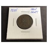 1835 Half Cent