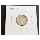 1928 D Mercury Dime