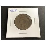 1824 Large Cent