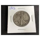 1942 Walking Liberty Half Dollar