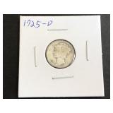 1925 D Mercury Dime