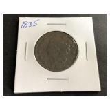 1835 Large Cent