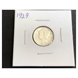 1929 Mercury Dime