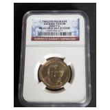 2009 P Zach Taylor Dollar 1ST Day Issue NGC MS65