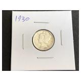 1930 Mercury Dime