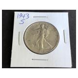 1943 S Walking Liberty Half Dollar