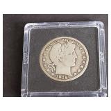 1915 S Barber Half Dollar