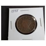 1848 Liberty Head Large Cent