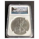 2014 American Silver Eagle Early Releases NGC MS70