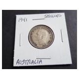 1941 Shilling from Australia 92.50% Silver