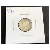 1931 Mercury Dime