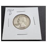 1960 D Washington Quarter