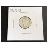 1925 S Mercury Dime